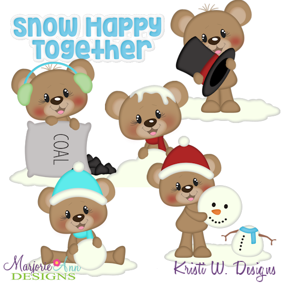 Bentley's Snowman SVG Cutting Files + Clipart - Click Image to Close